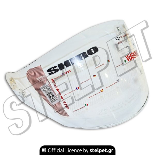 Ζελατίνα κράνους Shiro SH-450 διάφανη
